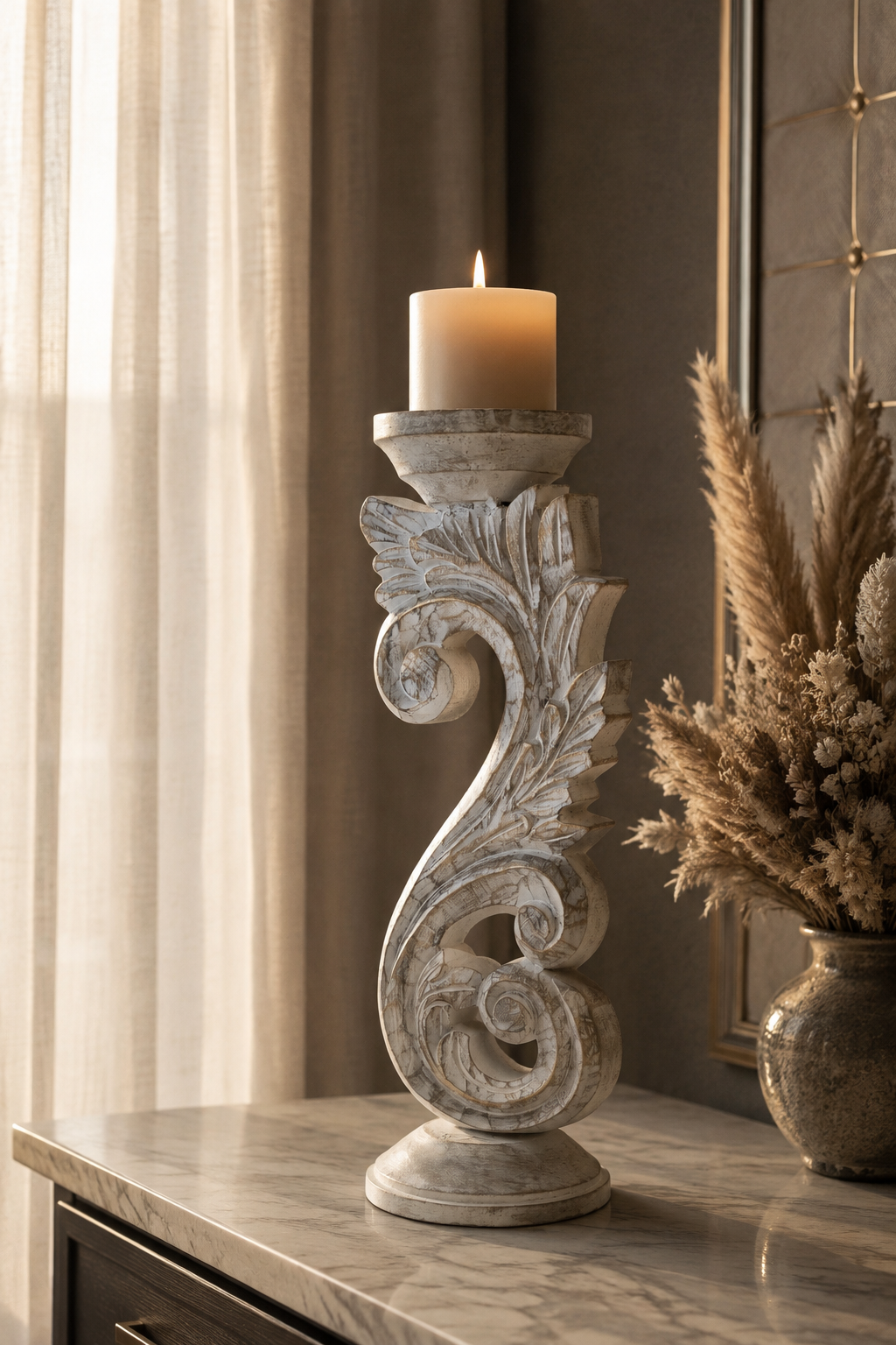 Acantha – Pearl Finish in a luxury Dubai home