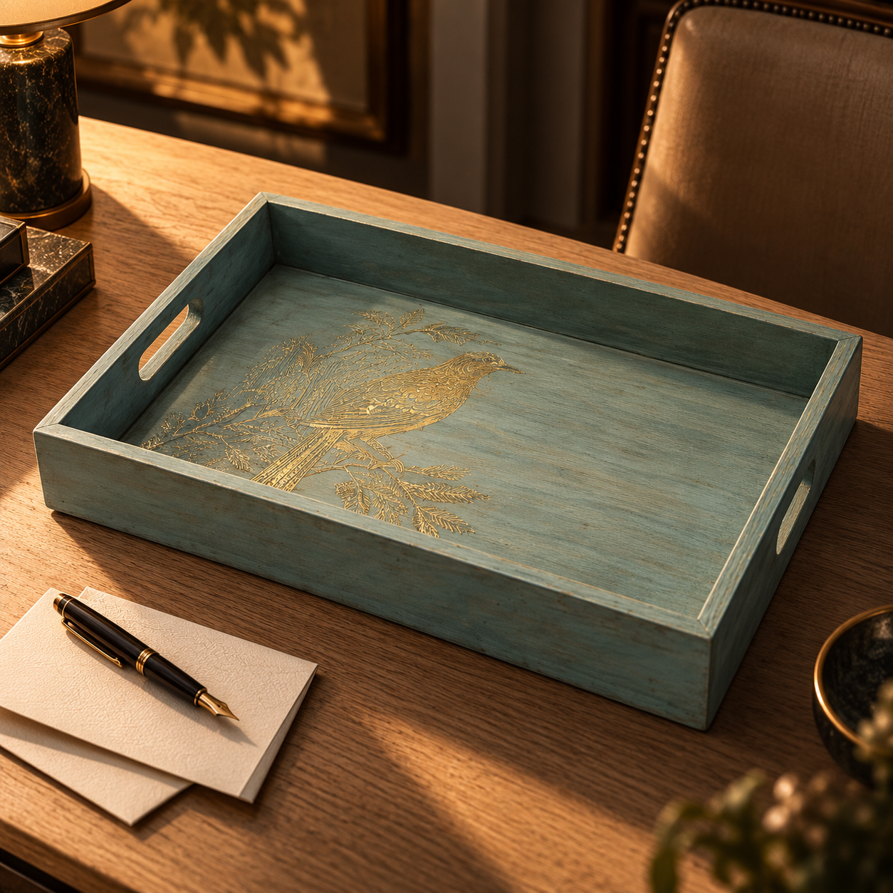 Averin in a luxury home