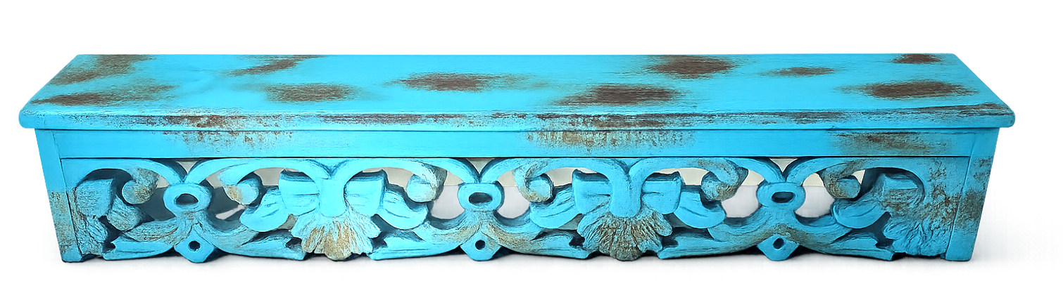 Azure Vine Rust Patina wall shelf ELANORA Dubai