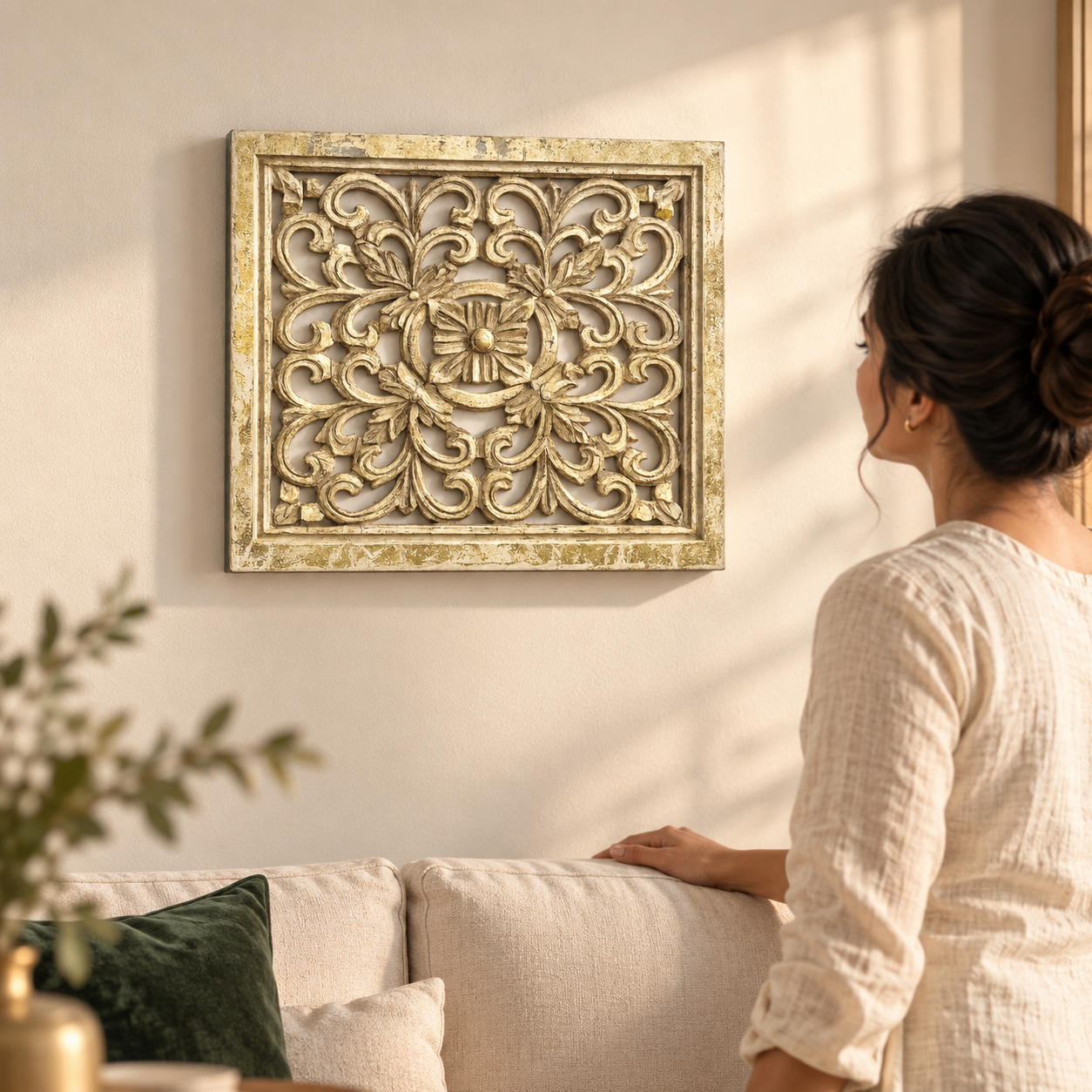 Fleur Mandara in a luxury Dubai home