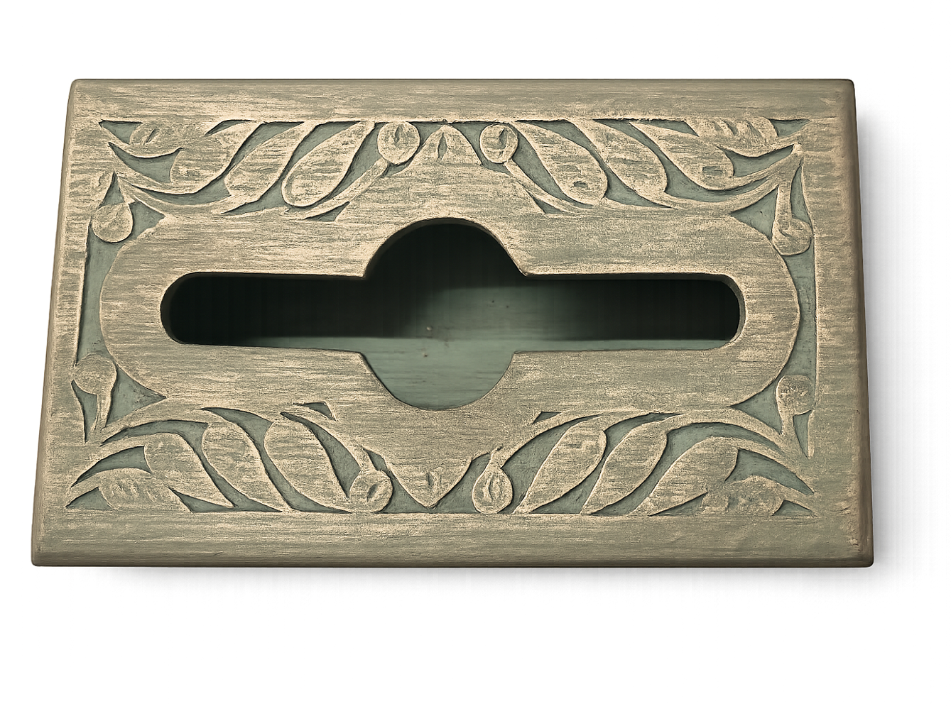 Patravalli Kosha Sage Finish tissue box sleeve ELANORA Dubai