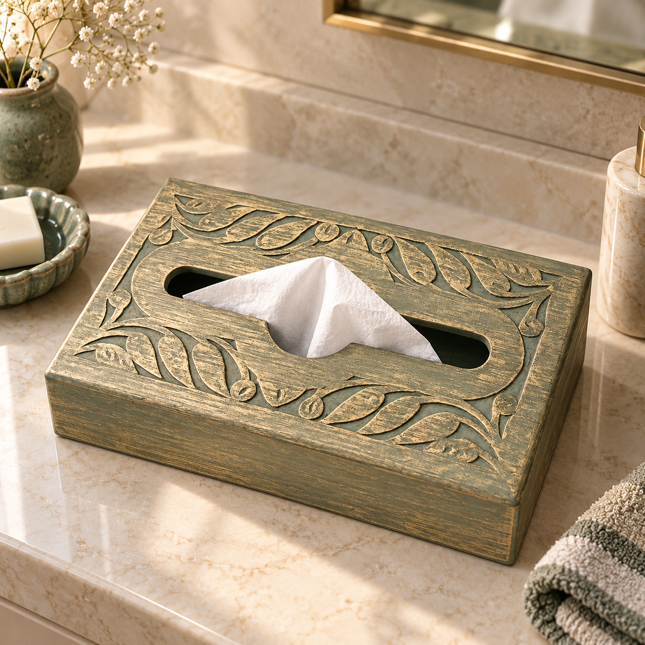 Patravalli Kosha Sage in a luxury Dubai home
