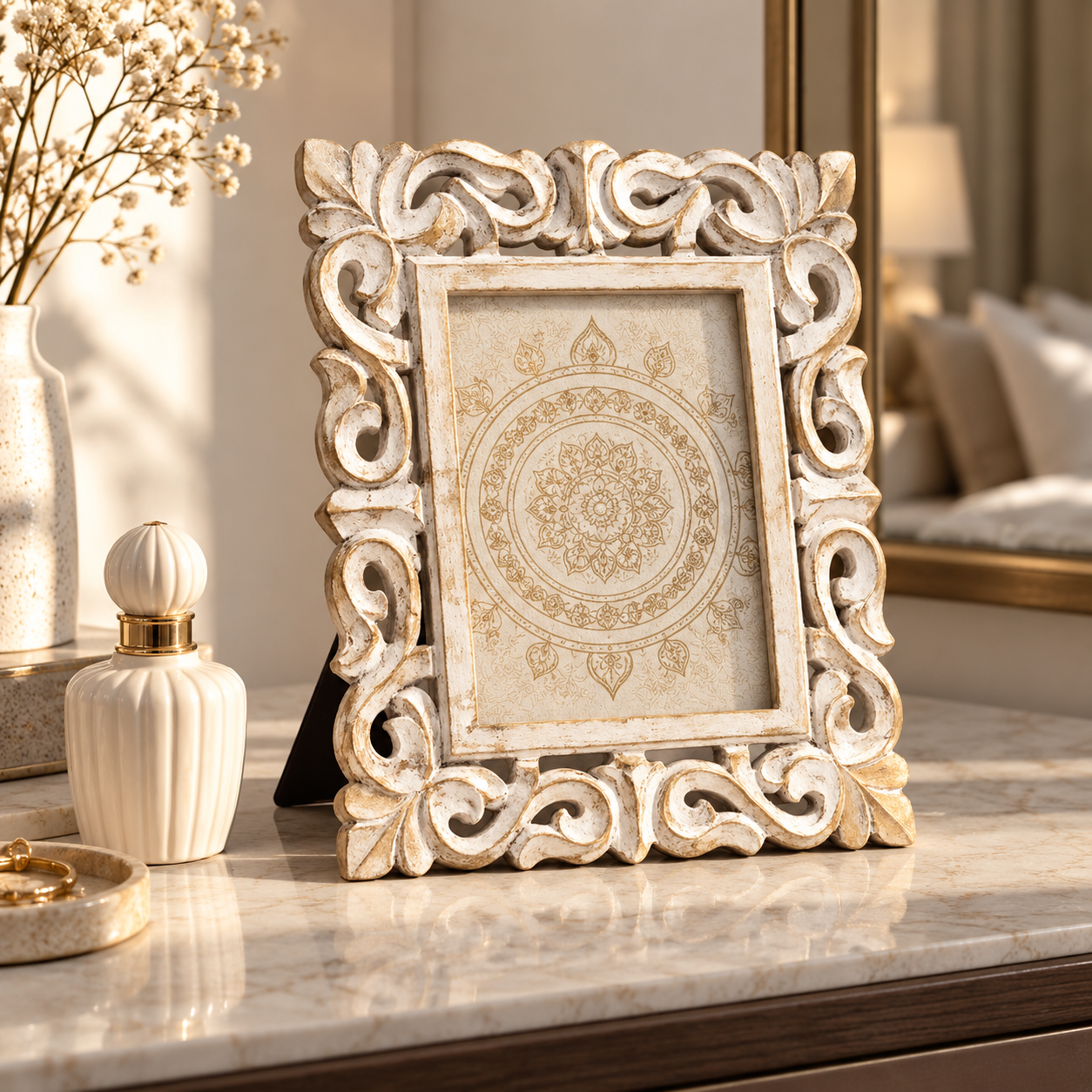 Rajashri in a luxury Dubai home