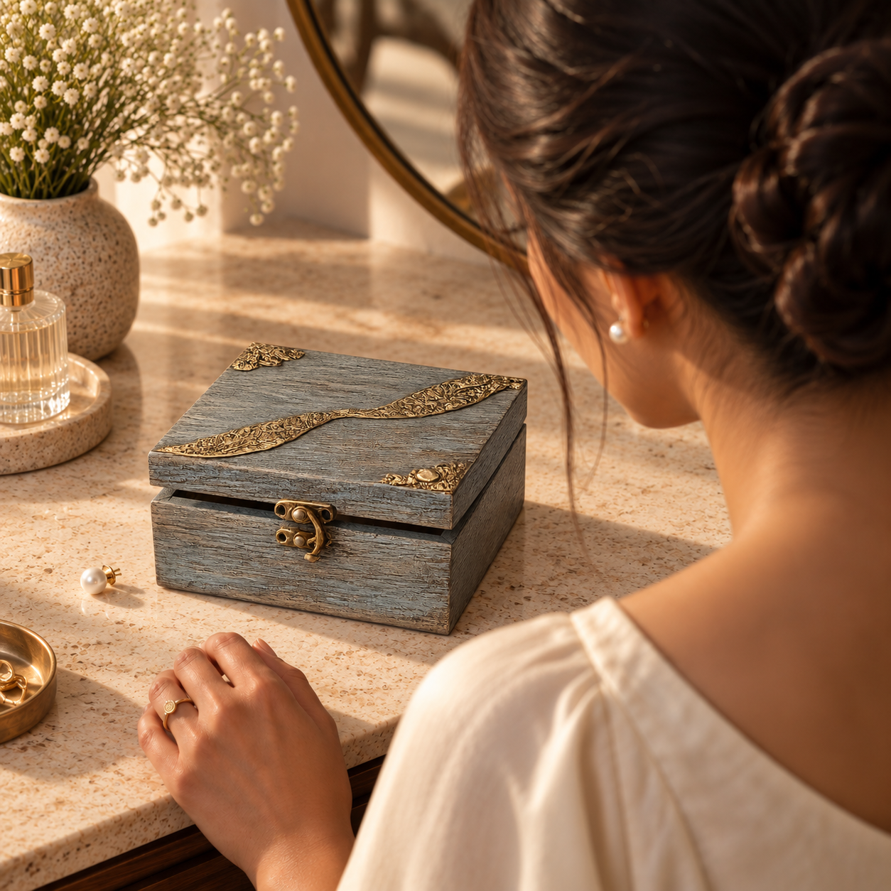 Ratna in a luxury Dubai home