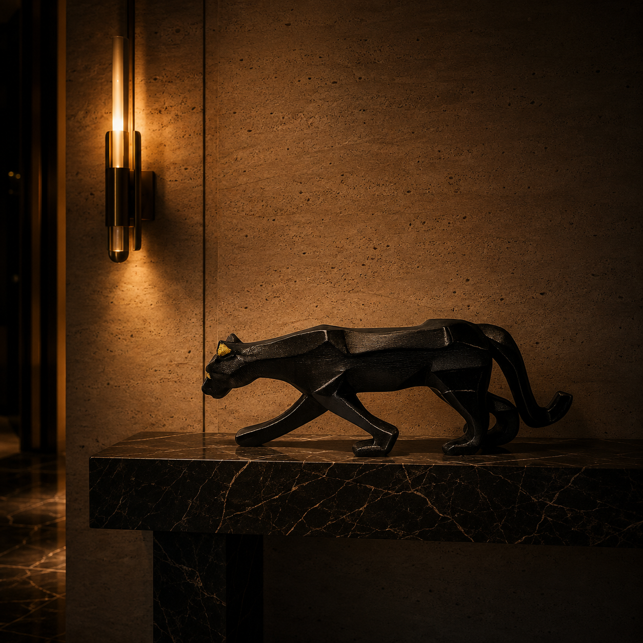 The Shadow Walk in a luxury Dubai home