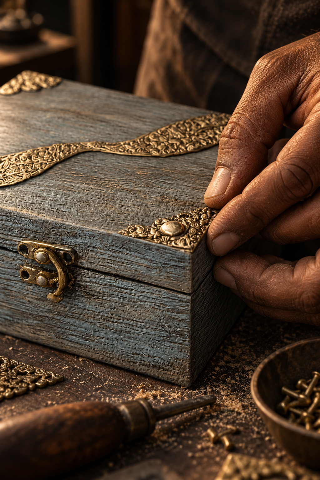 Artisan crafting a Treasure Keeper