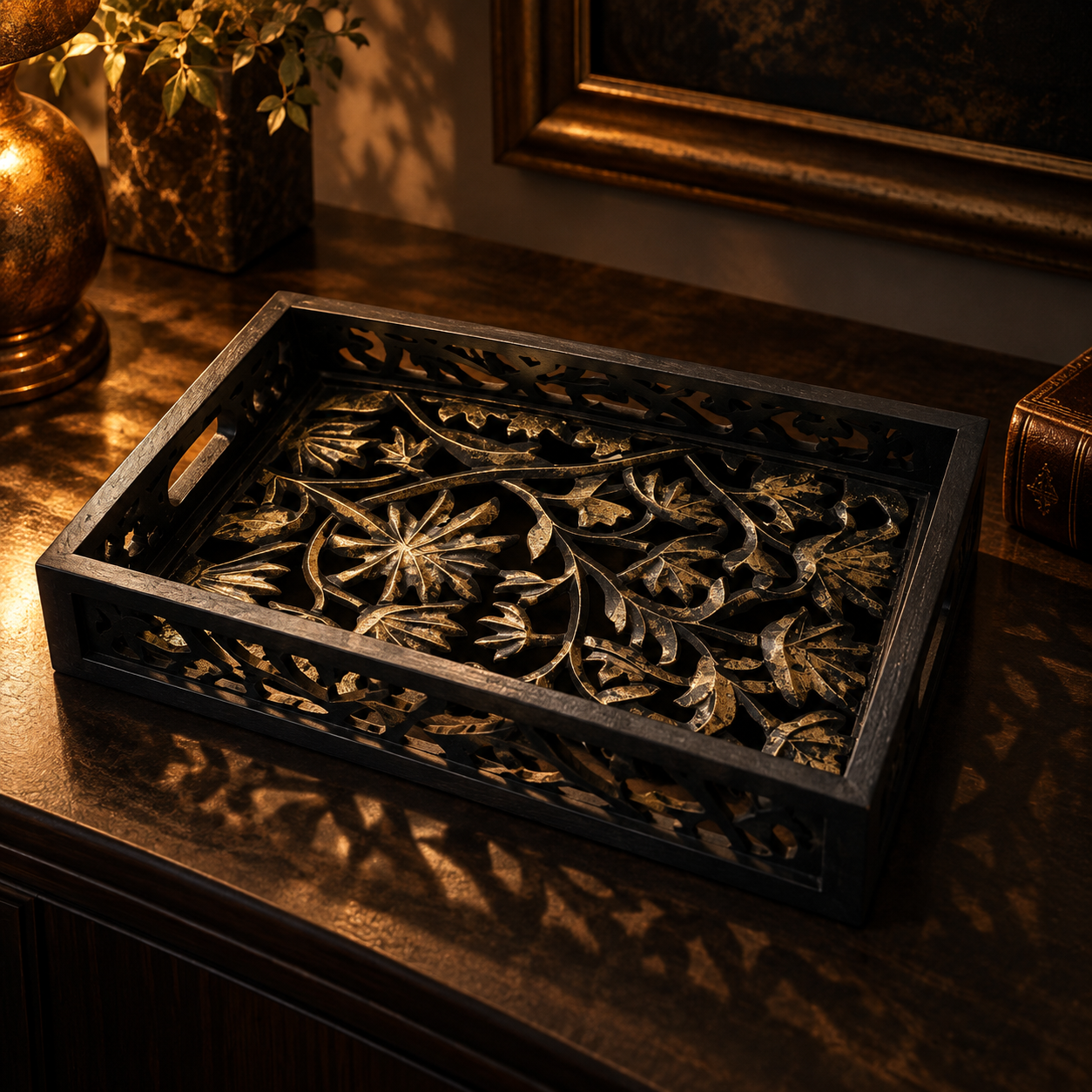 Virelia in a luxury home