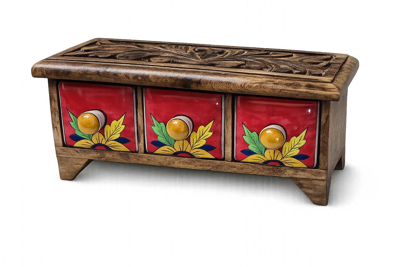 Vistara Terracotta Bloom drawer chest ELANORA Dubai